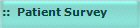::  Patient Survey